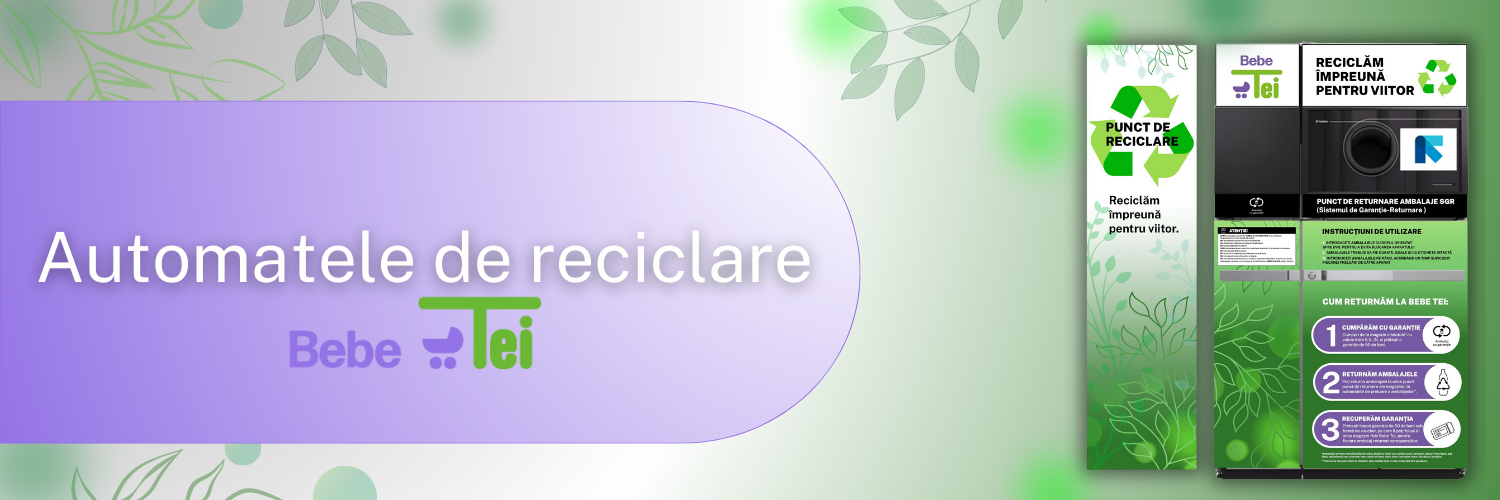 Automatele de reciclare Bebe Tei. Reciclam impreuna pentru&nbsp;viitor